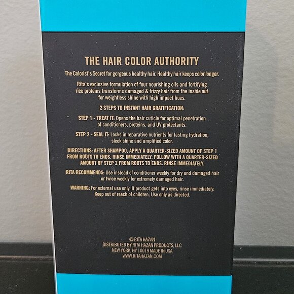 RITA HAZAN WEEKLY REMEDY TREATMENT-STEP 1 TREAT IT+STEP 2 SEAL IT-2 oz/59ml EACH - Picture 7 of 10